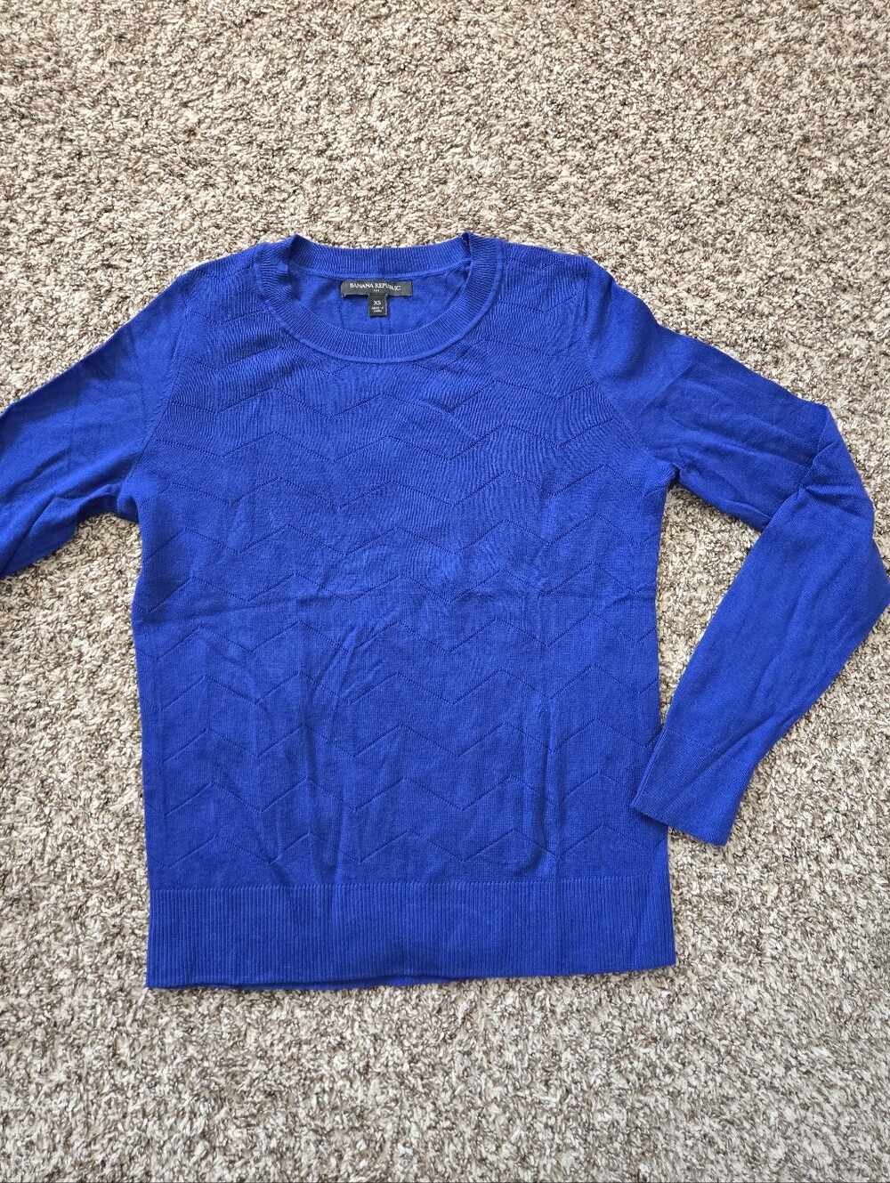 Banana Republic Women’s XS Royal Blue Crewneck Sweater